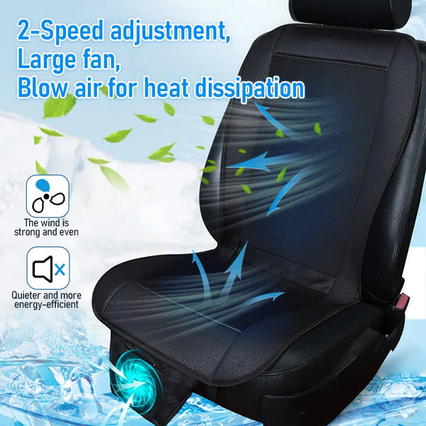 Car Cushion with Fan – Cooling Seat Pad with 8-Speed Ventilation - Carmodza.com
