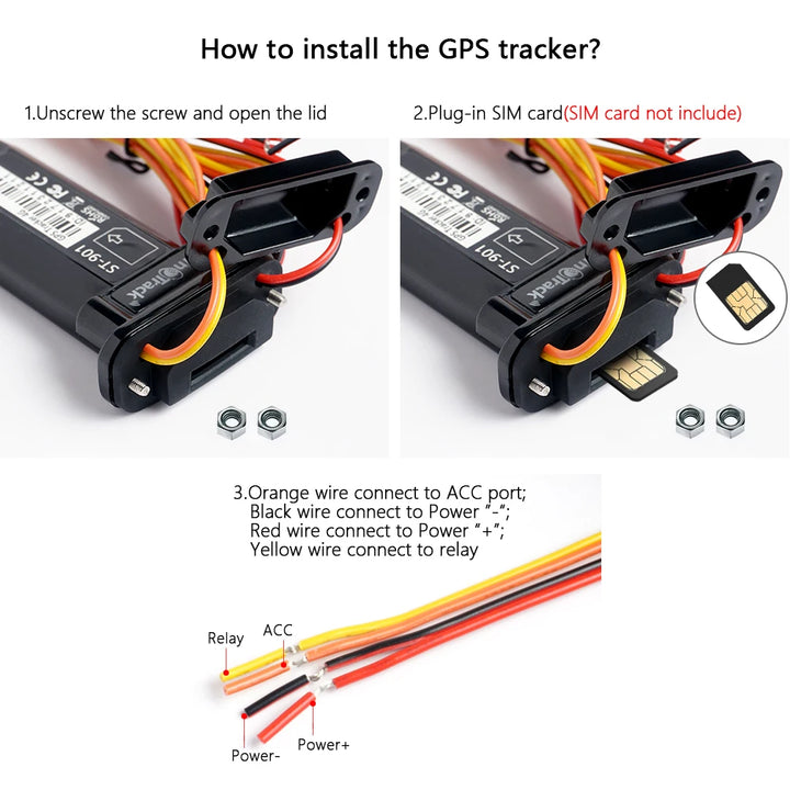 4G Mini GPS Tracker for Cars & Motorcycles | SinoTrack ST-901L - Carmodza.com