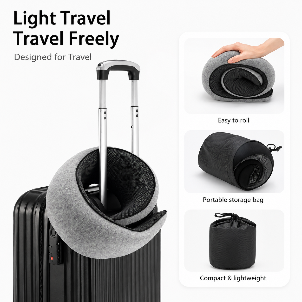 Travel Neck Pillow - Sleep Anywhere Without Neck Pain